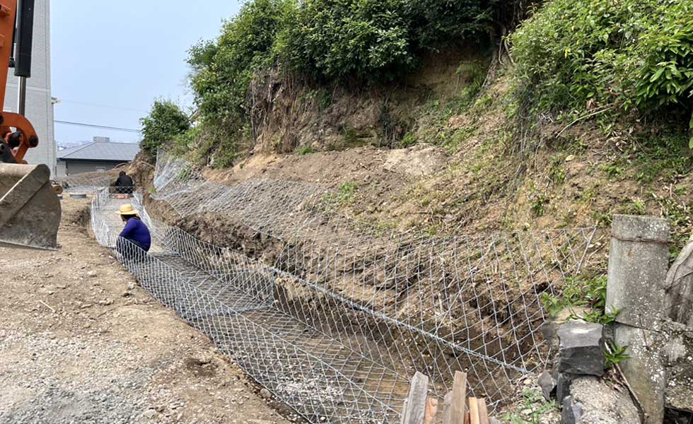 G様邸土留め工事施工後01