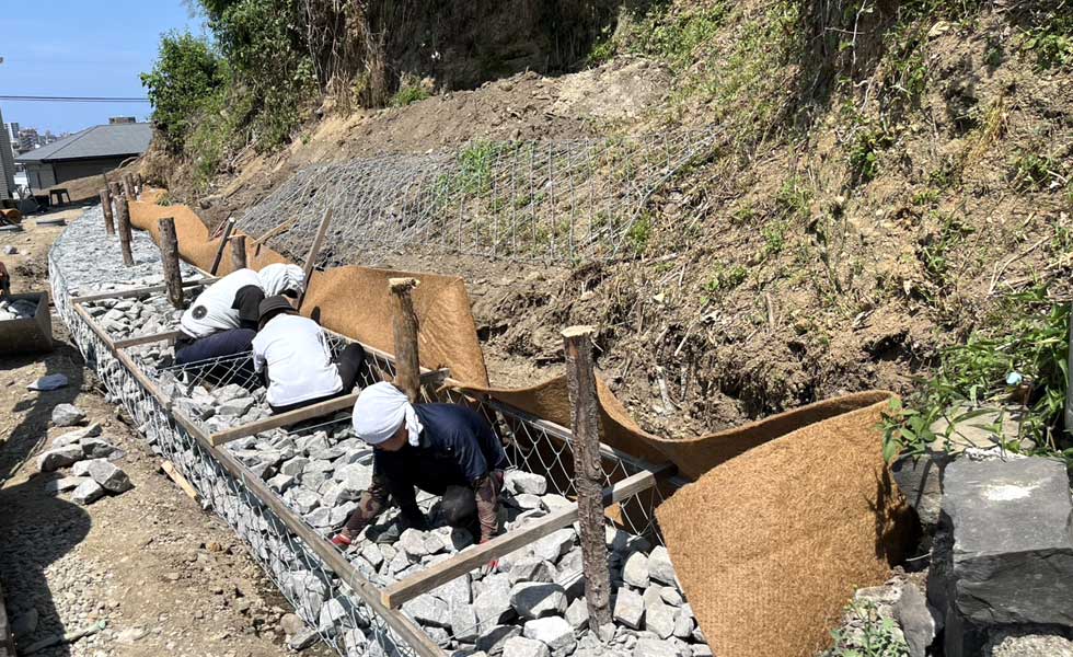 G様邸土留め工事施工後02